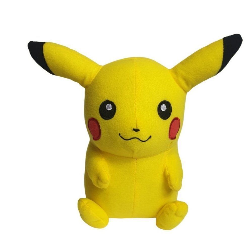 Pokemon Plush PIKACHU Sitting Cutie Stuffed 10" Plushie Figure NWOT Tomy 2016